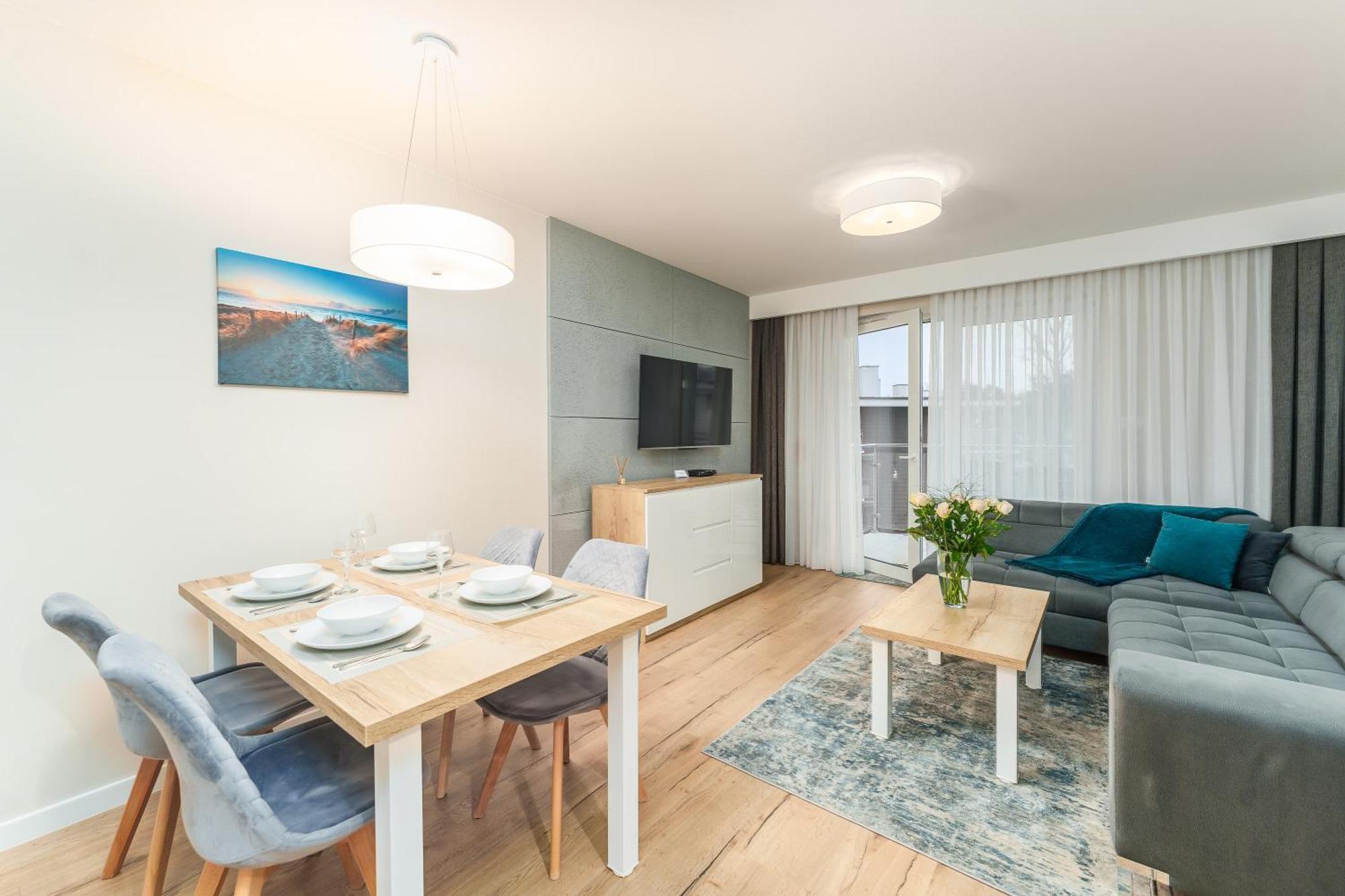 Apartament Szafir W Budynku Basenowym Morska Klifowa Rewal Bagian luar foto