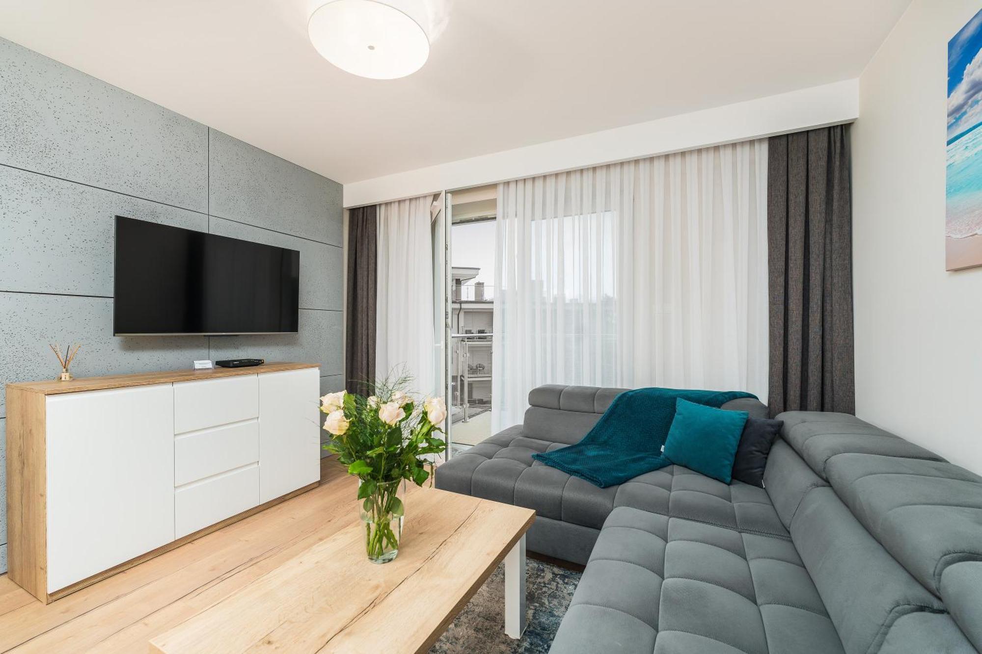 Apartament Szafir W Budynku Basenowym Morska Klifowa Rewal Bagian luar foto