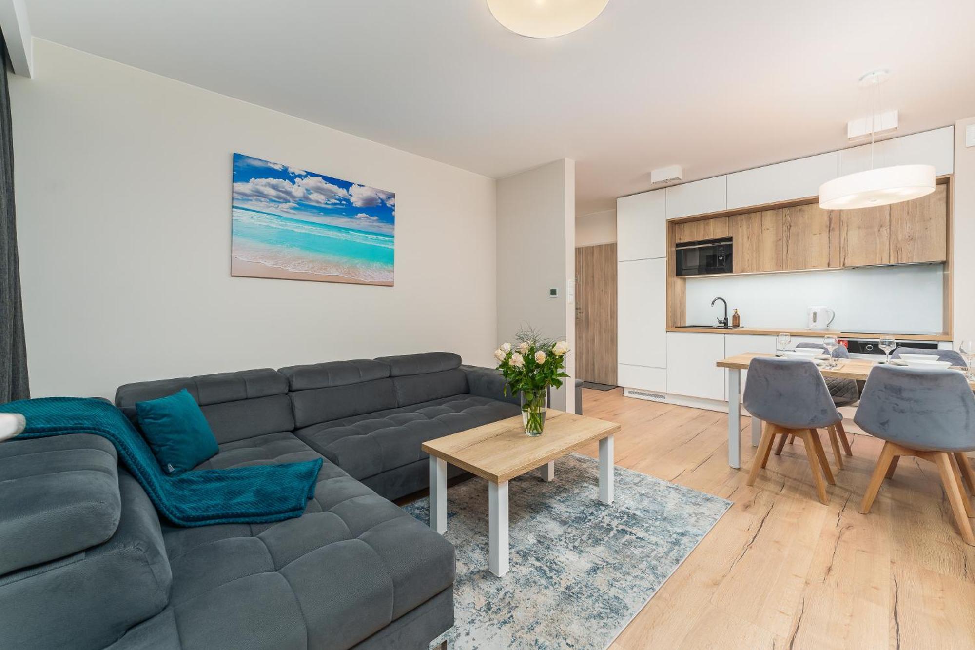Apartament Szafir W Budynku Basenowym Morska Klifowa Rewal Bagian luar foto